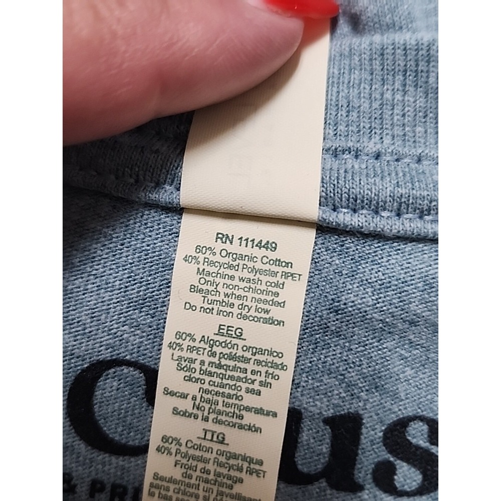BeCause Tee Hemlock Forest Graphic T-Shirt XXL Blue Green Evergreen Trees New - Picture 13 of 13